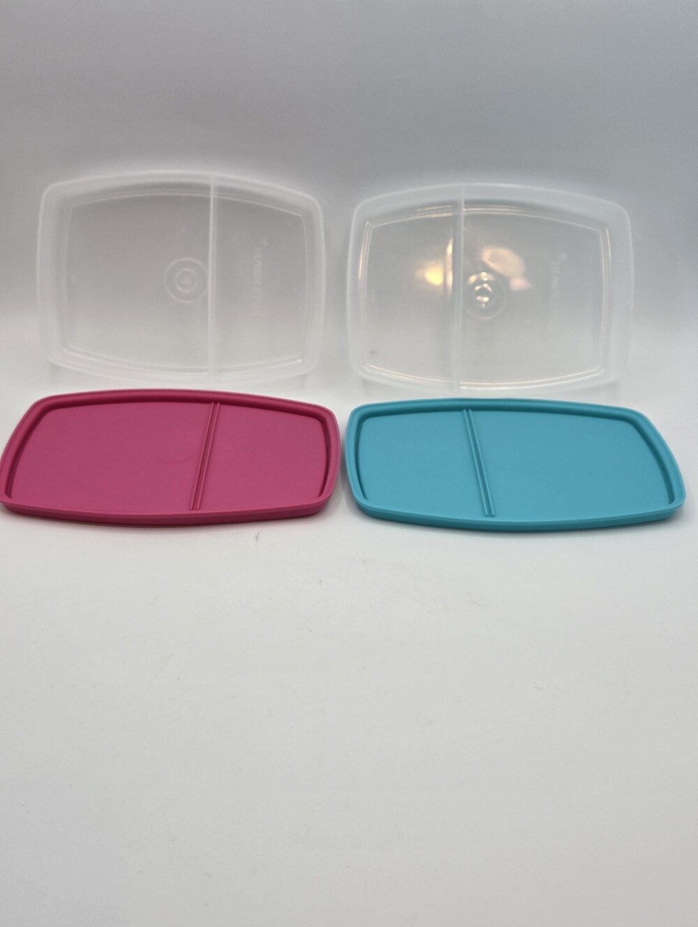 Tupperware Slim Packette Keeper Divided Containers - Picture 3 of 4